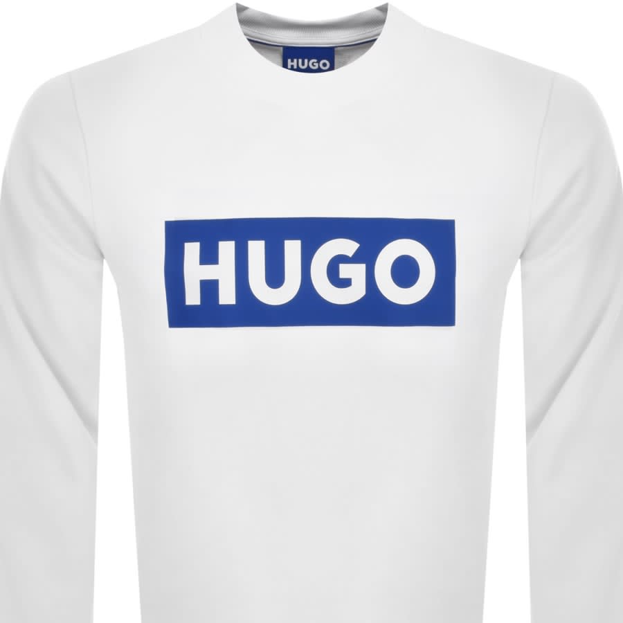 HUGO Blue Niero Sweatshirt White Mainline Menswear
